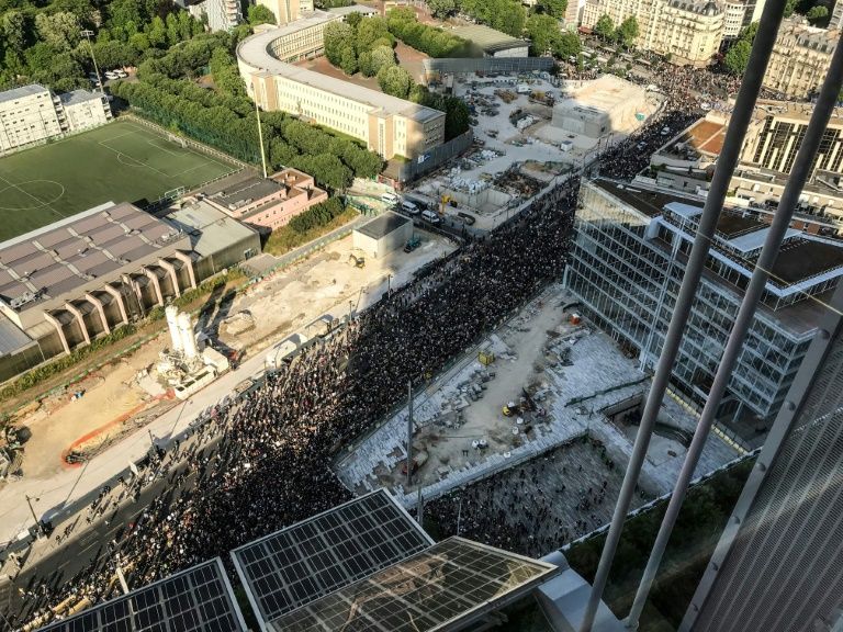 Thousands in Paris protest death of black man in police custody