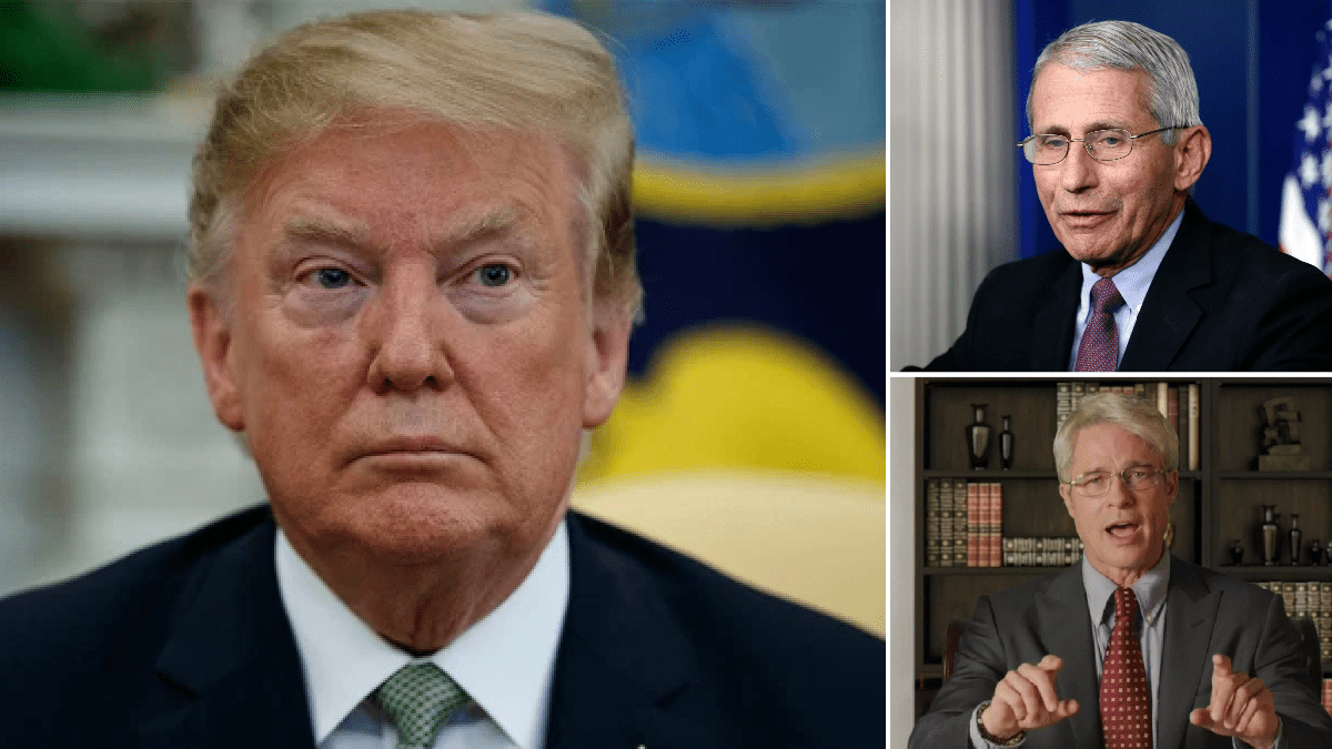 ‘Jealous Donald Trump sidelined Dr Fauci after Brad Pitt played the medic in TV sketch’
