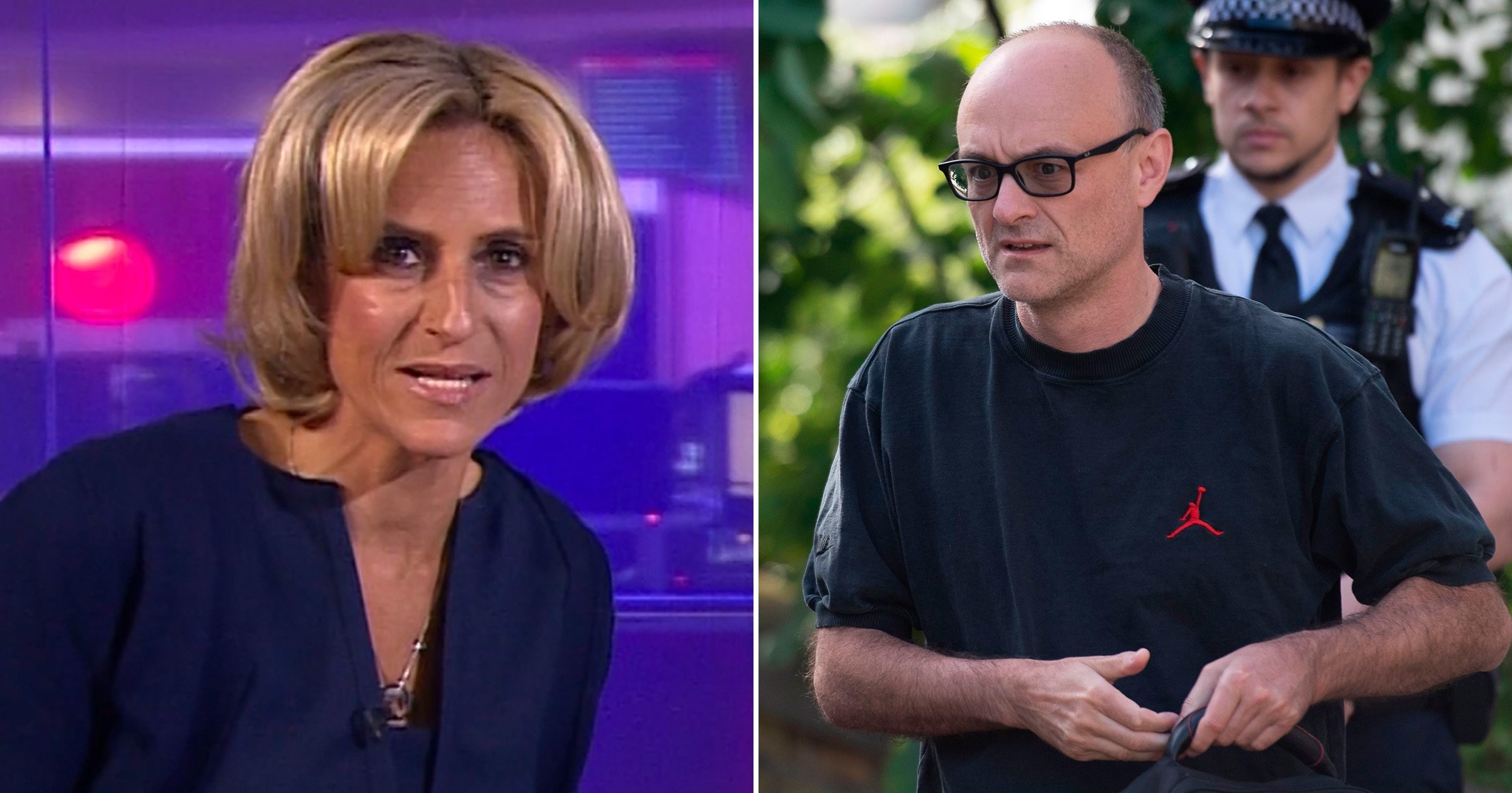 Emily Maitlis ignores BBC bias backlash as she returns to Newsnight for first time since Dominic Cummings monologue