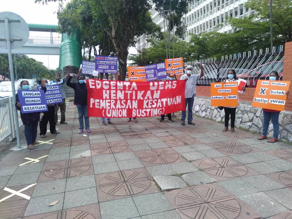 After picketers arrested outside Ipoh hospital, UEM Edgenta claims alleged union-busting was part of ‘insourcing’ deal