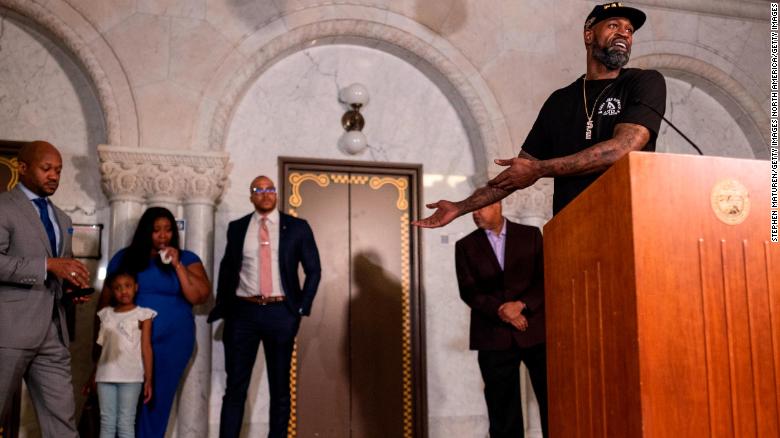 On the question of justice, former NBA star Stephen Jackson says 'we've never had it'