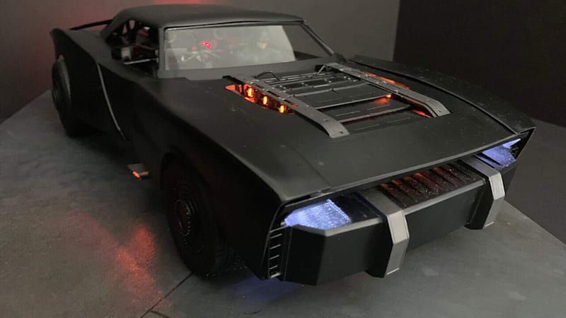 New Batmobile seen clearly in model images