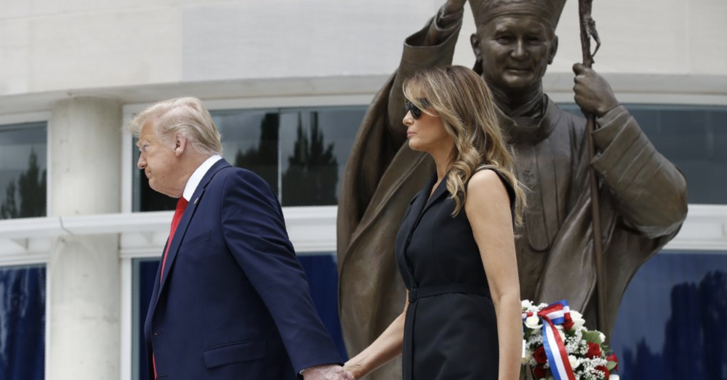 Trump attempts religious gestures to boost his support amid protests
