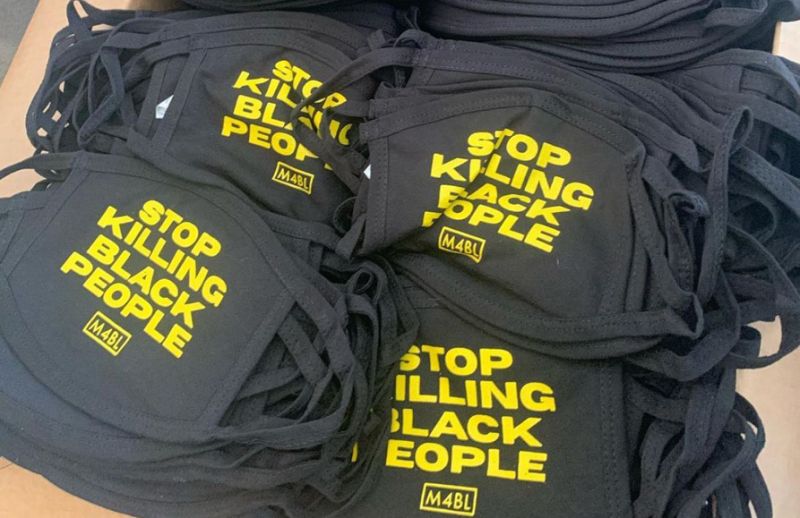 Law enforcement seizes masks meant to protect anti-racist protesters from covid-19