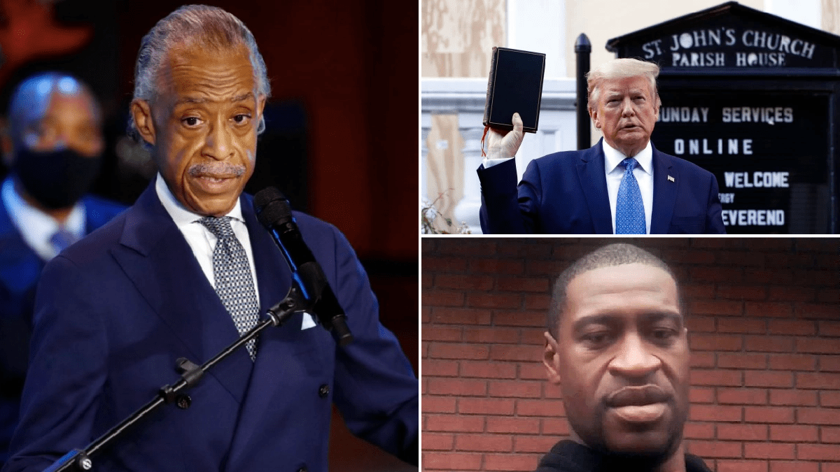 Reverend Al Sharpton hits out of Trump for using George Floyd ‘as a prop’ during his memorial