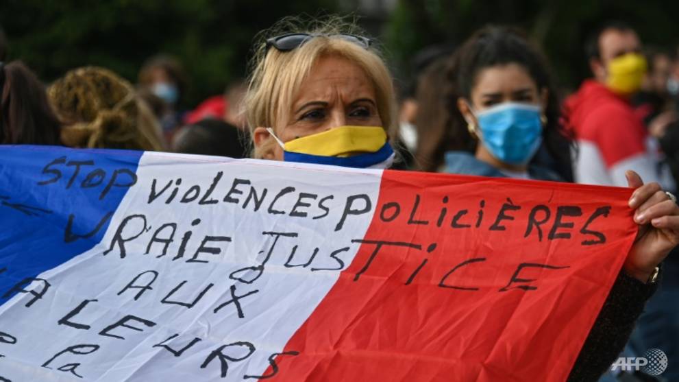 French police fire tear gas at anti-racism demo in Lille