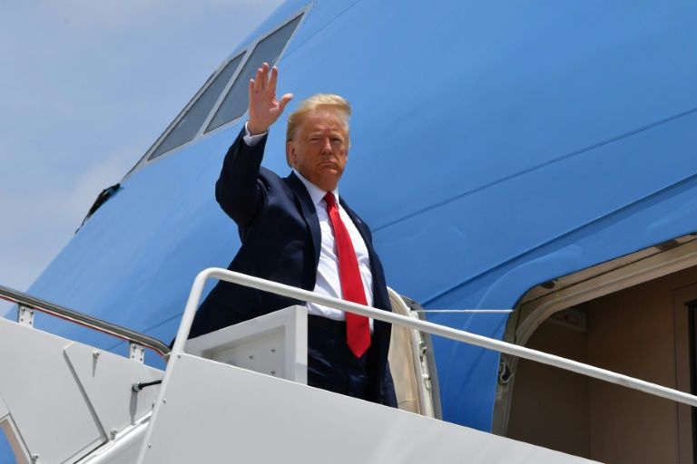Trump declares america back after good jobs report