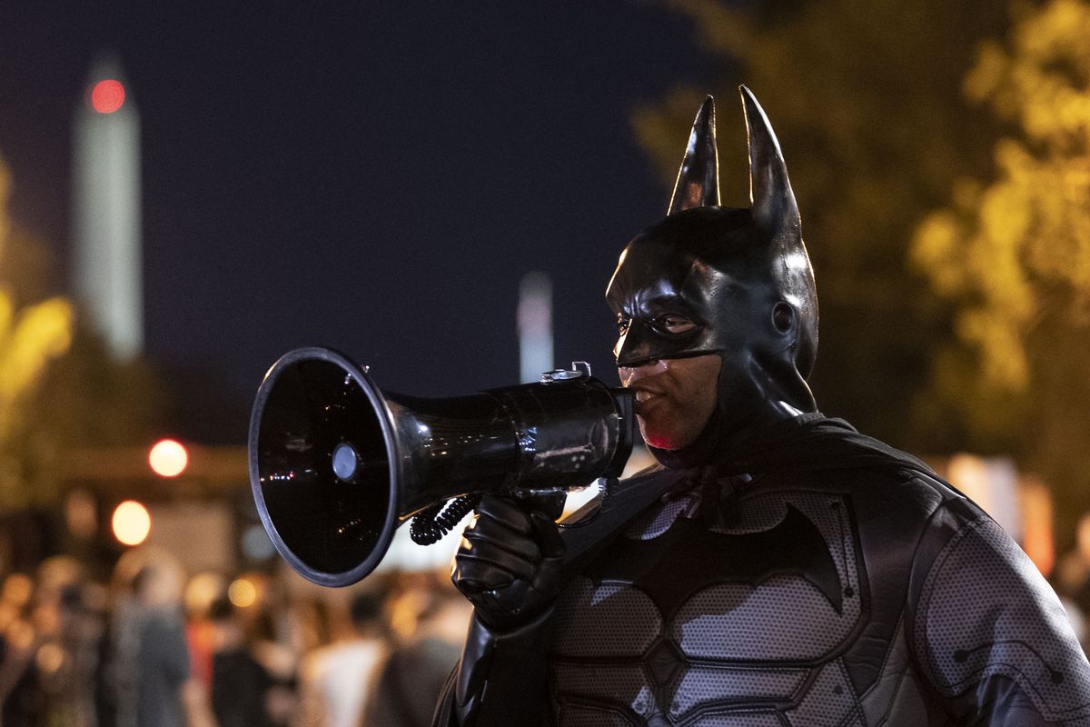 Superhero iconography is popping up on both sides of America’s Black Lives Matter protests