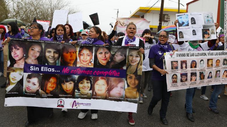 Women are being killed in Mexico at record rates, but the president says most emergency calls are 'false'