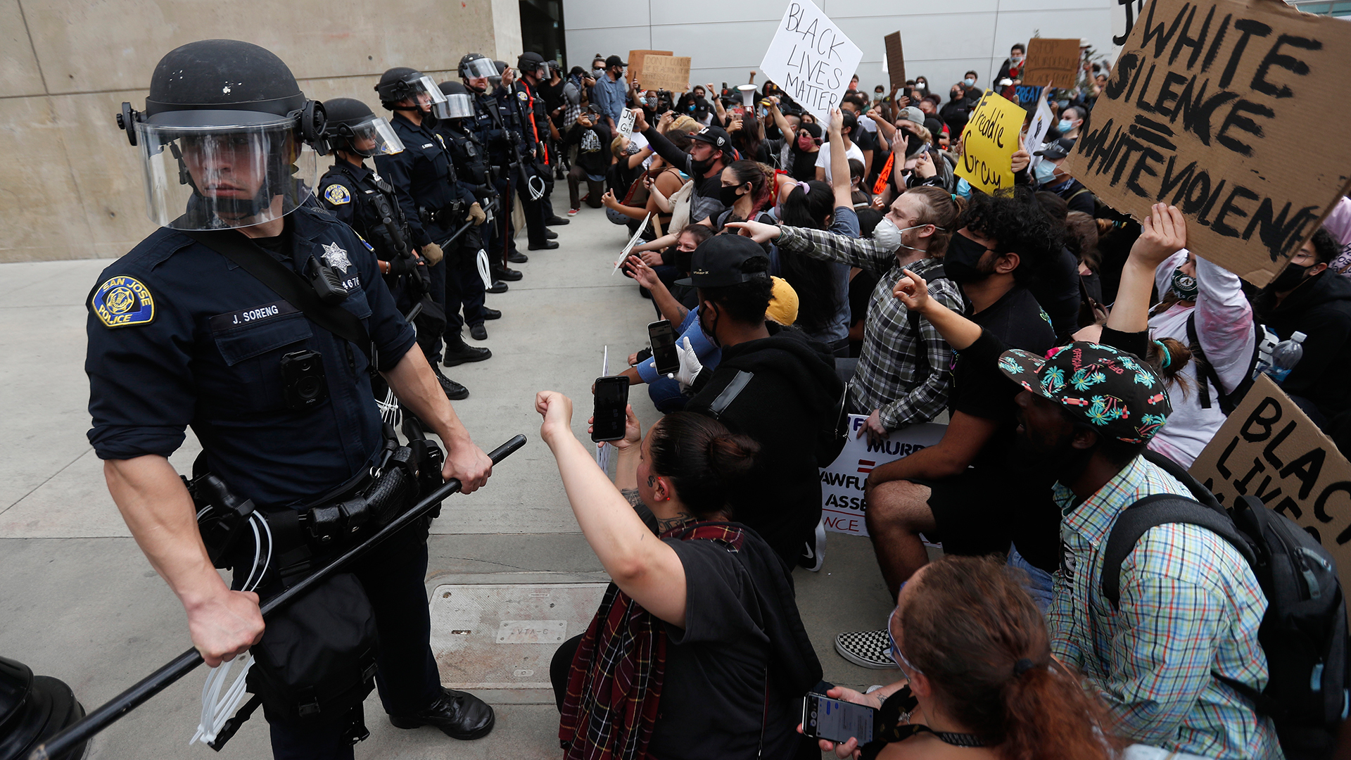 Man Who Trained San Jose Police on Bias Injured by Riot Gun During Protests