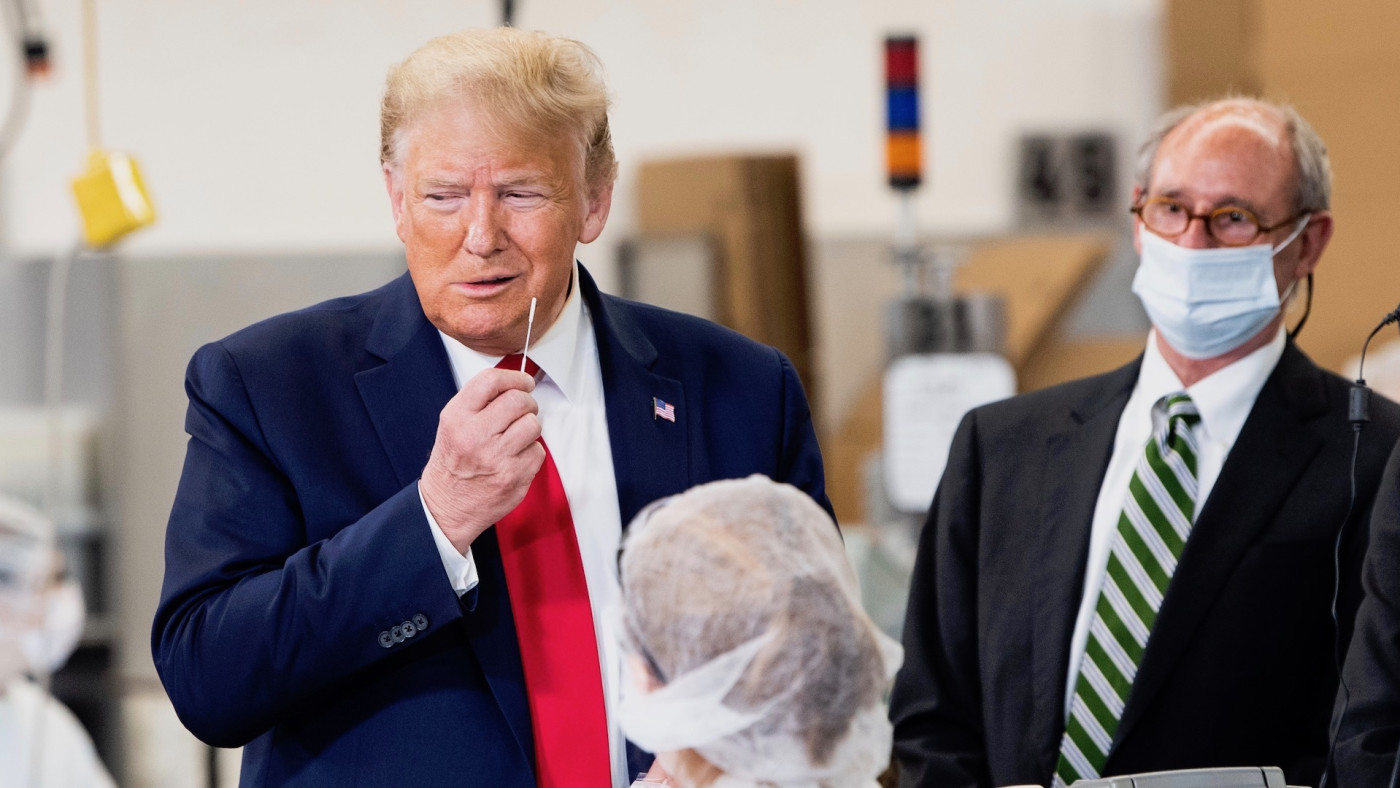 Medical Supplies Plant to Toss Out COVID-19 Testing Swabs Made During Trump's Visit