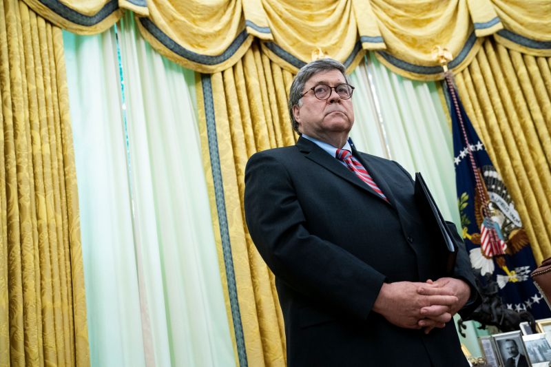 Attorney general bill barr denies Nation's police are systemically racist