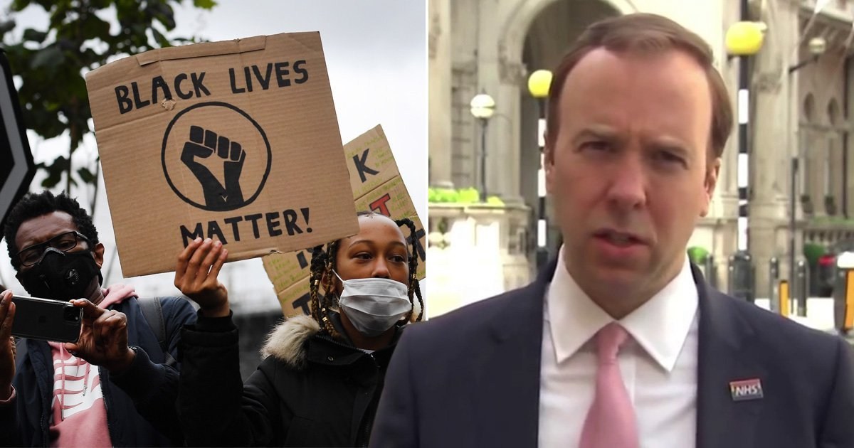 Matt Hancock denies UK is racist amid Black Lives Matter protests