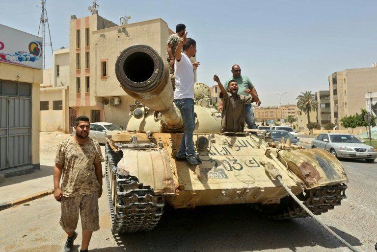 Libya's unity forces in battle to retake strategic sirte