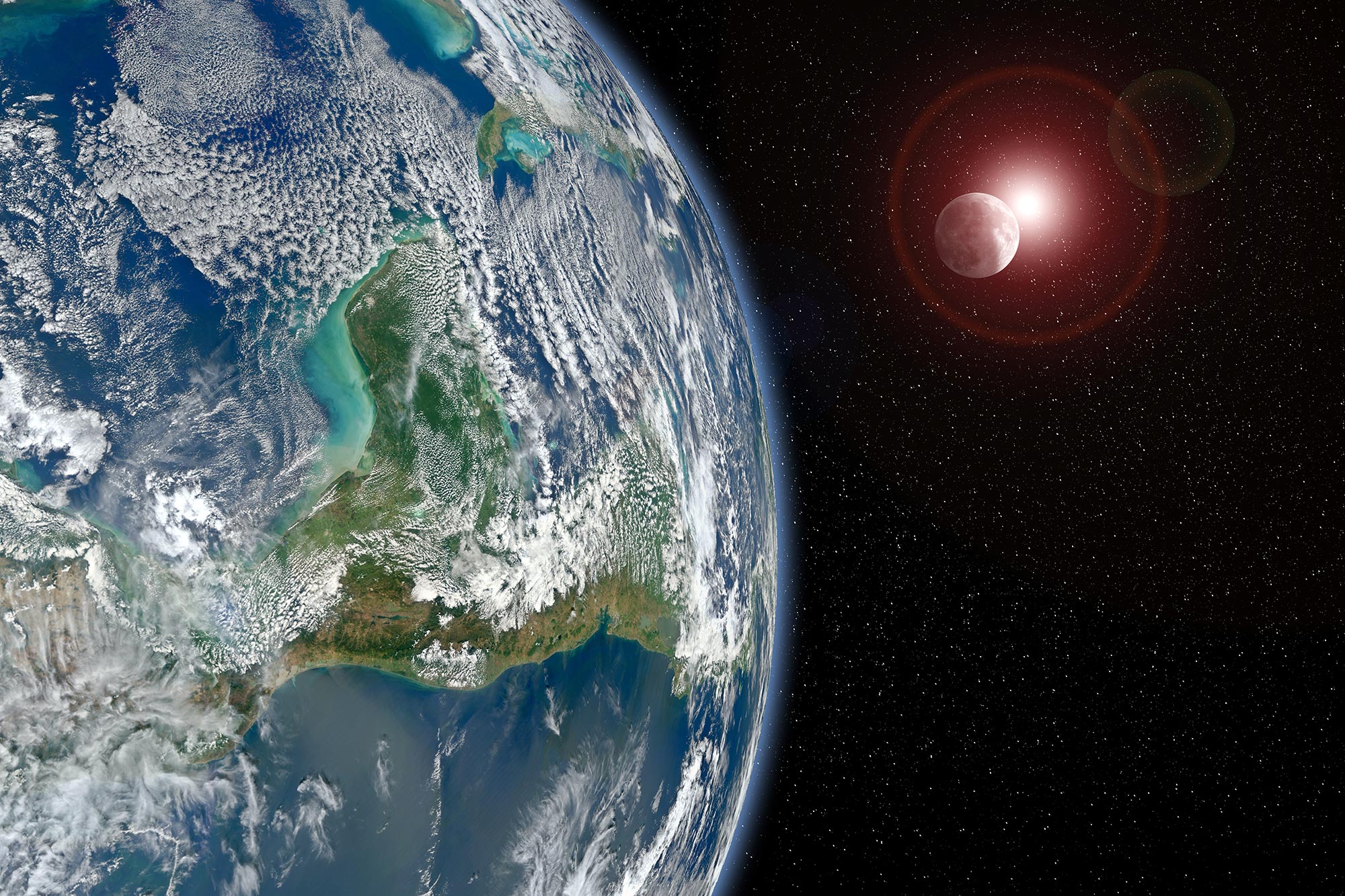 "Mirror Image" of the Earth and Sun Discovered 3000 Light-Years Away