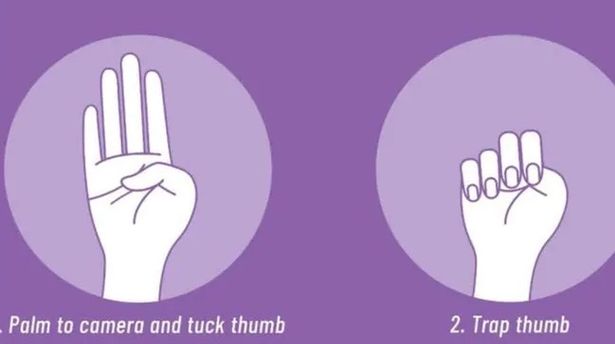Domestic abuse hand signal you need to know which could save somebody's life