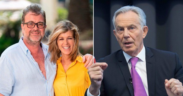 Tony Blair and Gordon Brown record messages for Kate Garraway’s husband Derek as he remains in coma