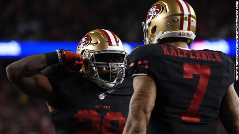 The NFL should re-sign Colin Kaepernick, says Seattle Seahawks running back Carlos Hyde