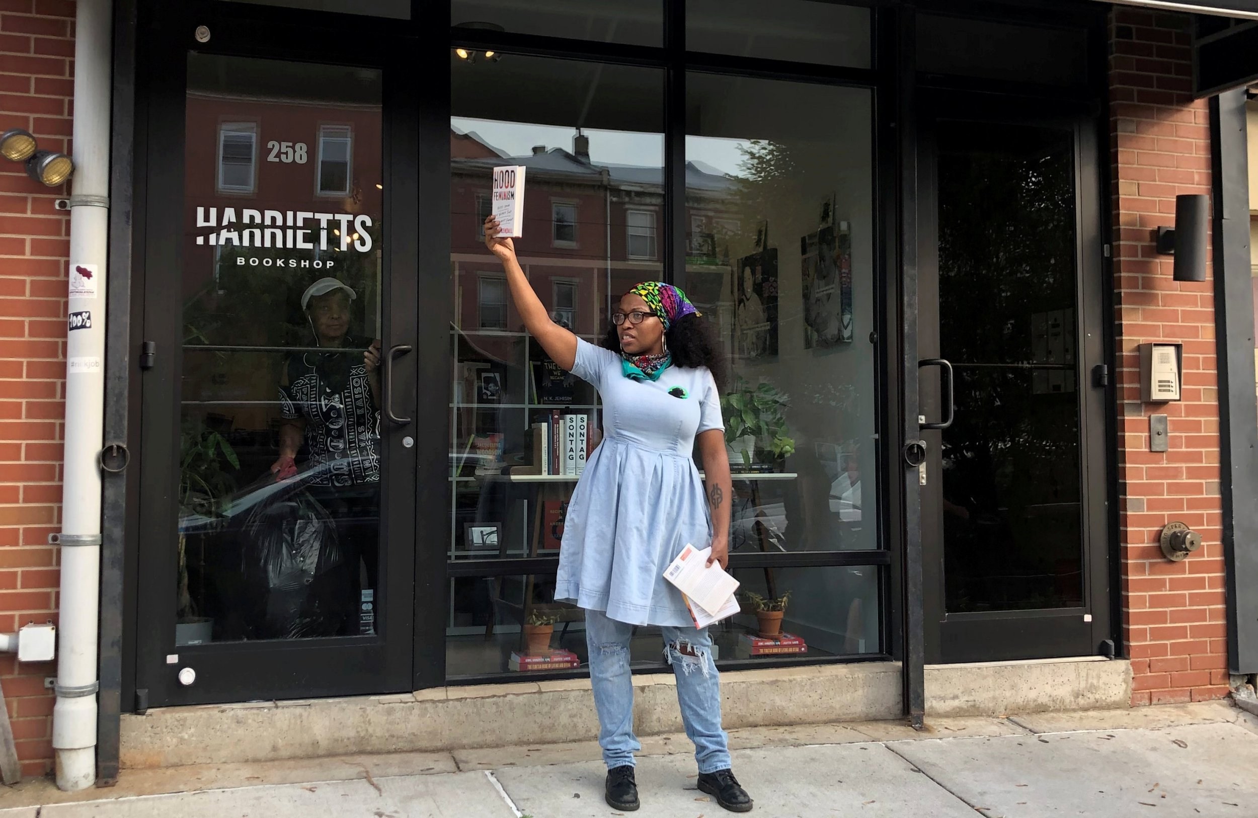 Black bookshop owner hands out anti-racism books to Black Lives Matter protestors for free