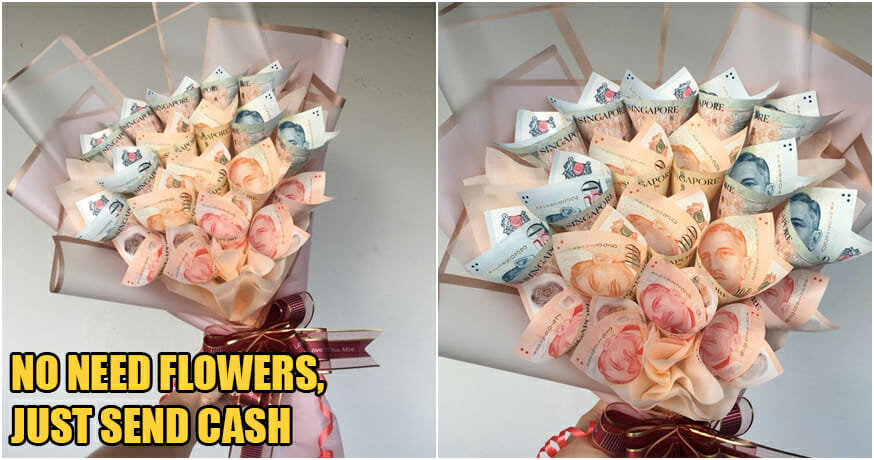 Generous Husband Gifts Wife RM3k Cash Bouquet For Wedding Anniversary & We’re Jealous!