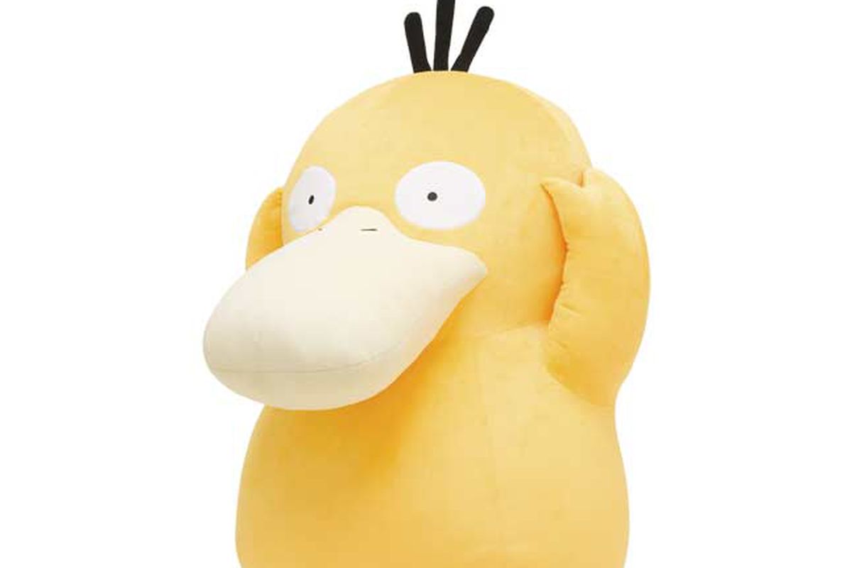 You can now buy a life-sized Psyduck plushie for your enjoyment
