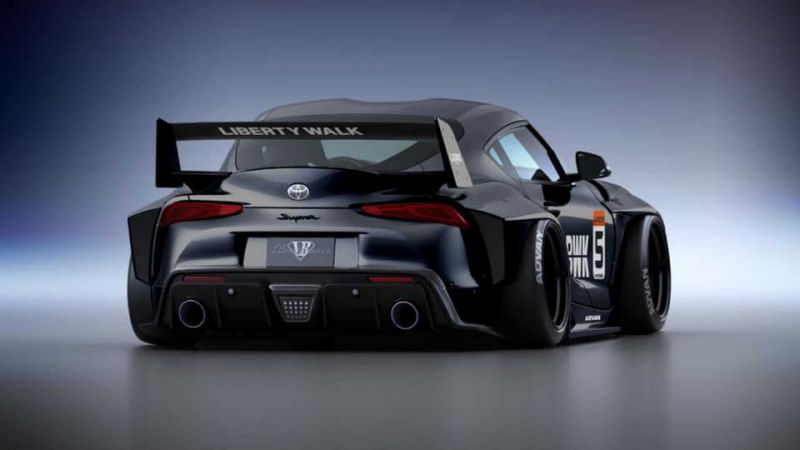 Liberty Walk Toyota Supra takes the biscuit for over-the-top tuning
