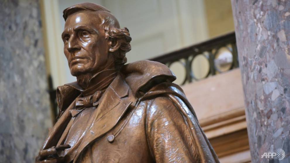 Pelosi seeks removal of Confederate statues from US Capitol