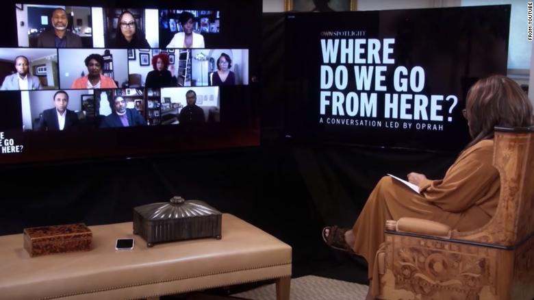 David Oyelowo joins Oprah Winfrey's town hall special to talk about police brutality