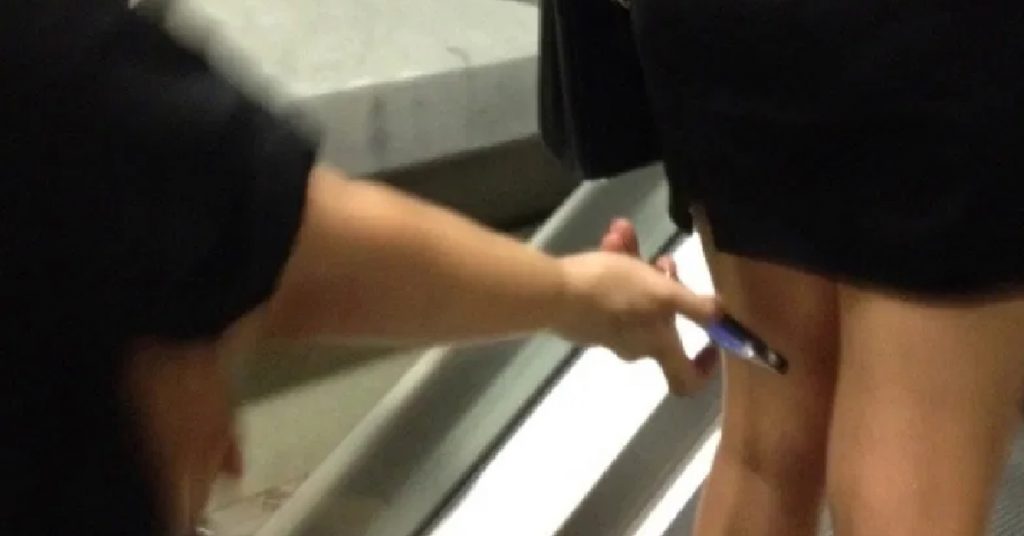 18 Y.O jc student sentenced to 21 mths probation for taking upskirt