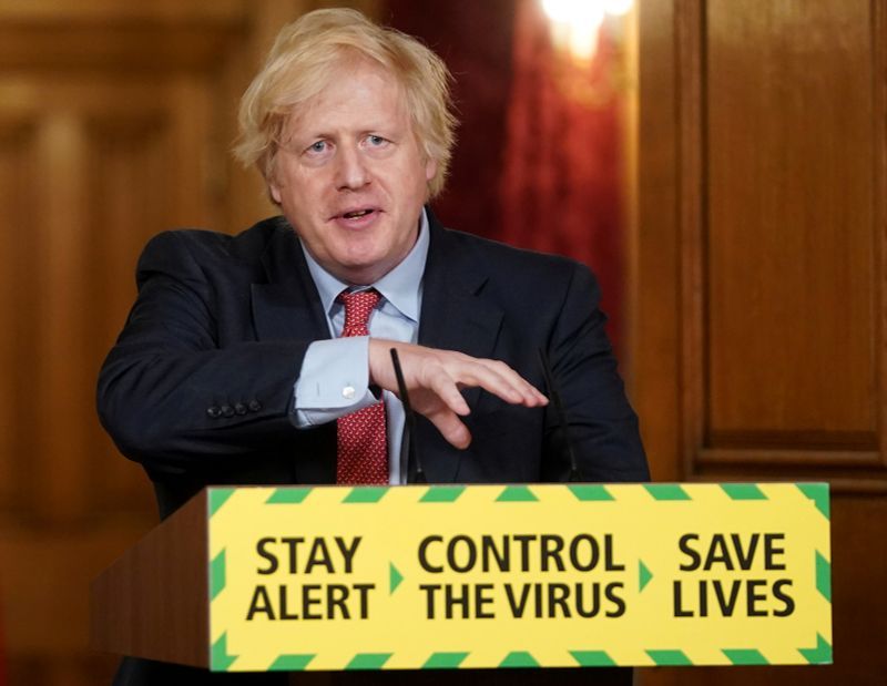 'Absurd and shameful' that churchill statue is at risk of attack, says UK PM johnson