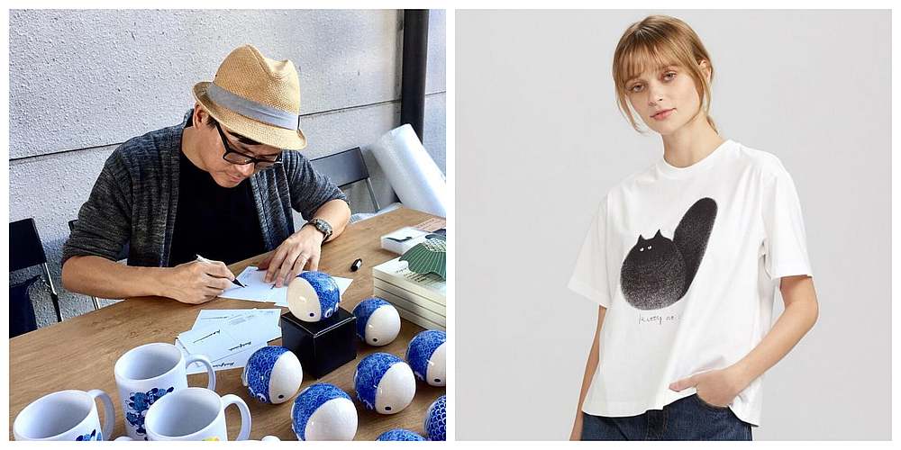 Malaysian artist Kamwei Fong teams up with fashion giant Uniqlo for cat-themed T-shirt collection
