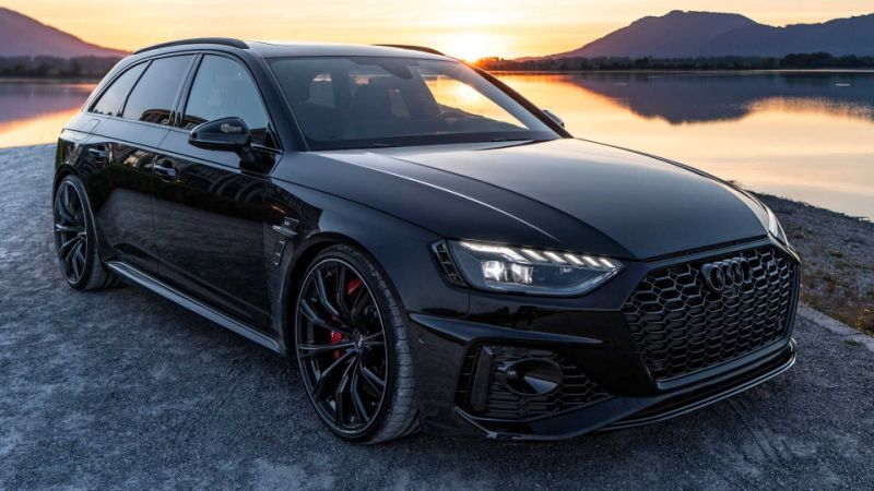 2020 Audi RS4 Avant tuned by ABT is pure evil with all-black look