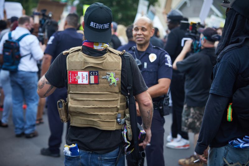 The violent extremist threat That's growing during nationwide protests