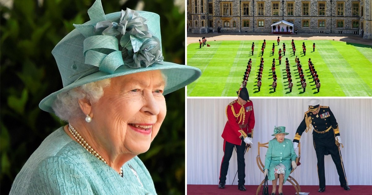 Queen celebrates official birthday with socially distanced military tribute