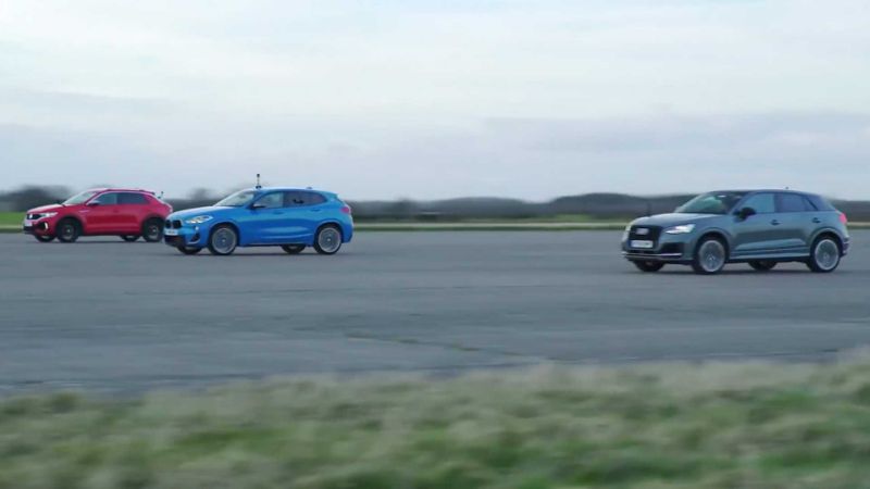 VW T-Roc R, Audi SQ2, BMW X2 M35i drag race is too close to call