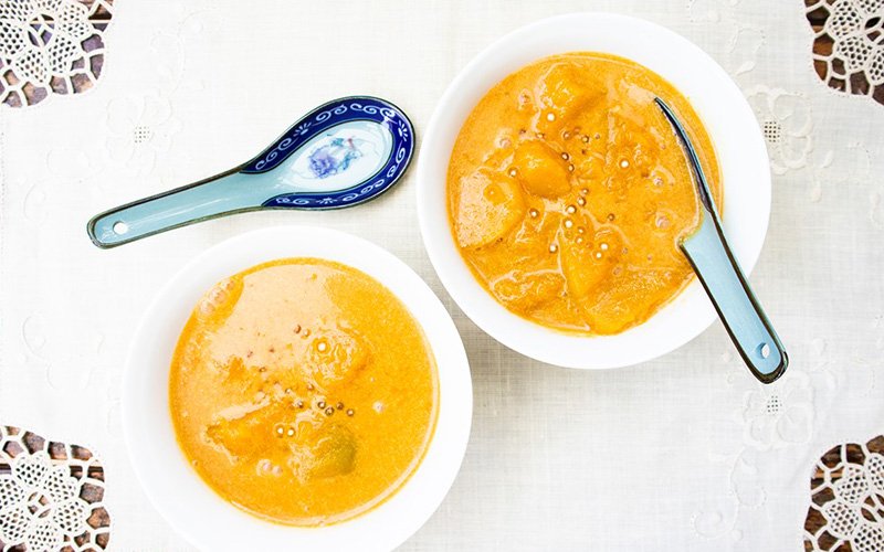 Pengat Labu: A tasty gluten-free, vegan pumpkin dessert