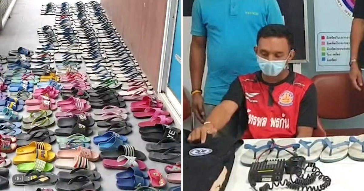 Man with shoe fetish stole 126 flip-flops so he could have sex with them