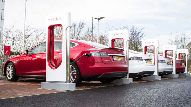Electric car charging points now twice as numerous as petrol stations