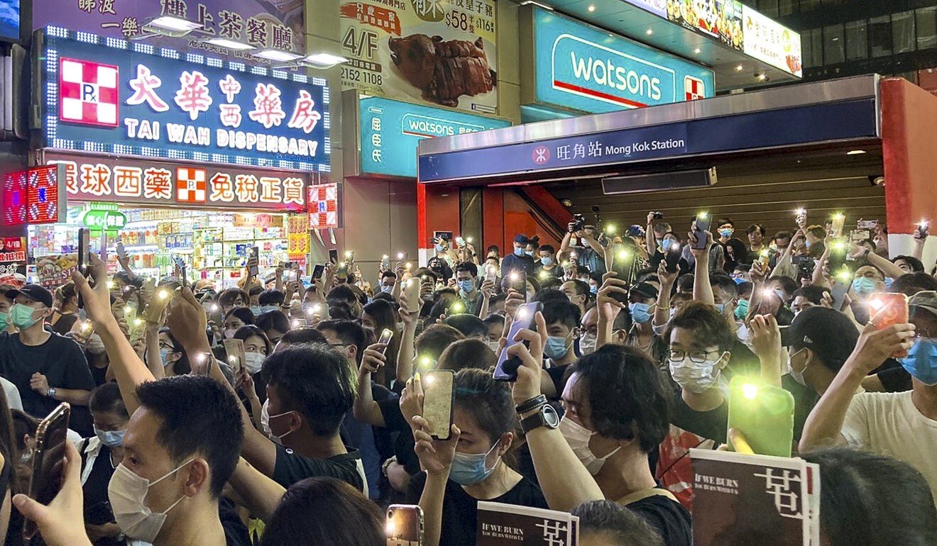 Hong Kong protests: police force reprimands officer who chanted ‘I can’t breathe’ during rally