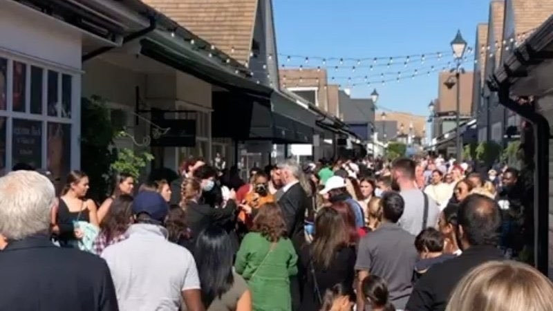 Petition launched against reopening of Bicester Village as hundreds turn up to shop