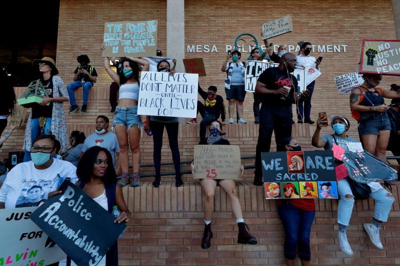 28 Protest images from small cities and towns across the U.S.