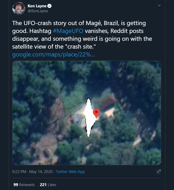 Brazil UFO: Investigation into 'alien crash' reveals TRUTH behind viral Mage UFO footage