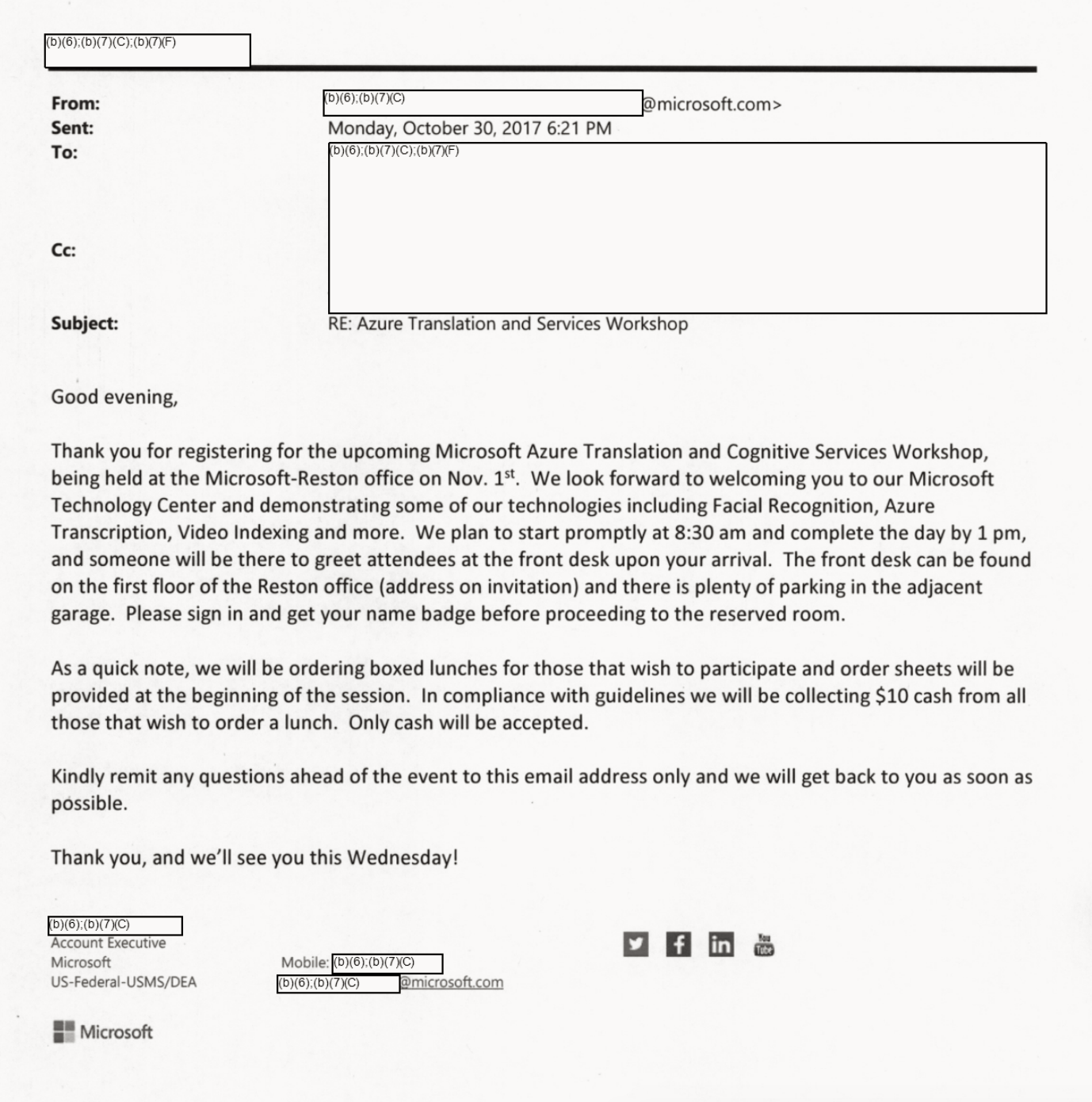 Microsoft pitched its facial recognition tech to the DEA, new emails show