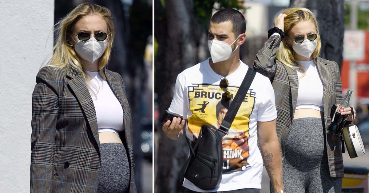 Sophie Turner steps out in Los Angeles with Joe Jonas amid pregnancy rumours