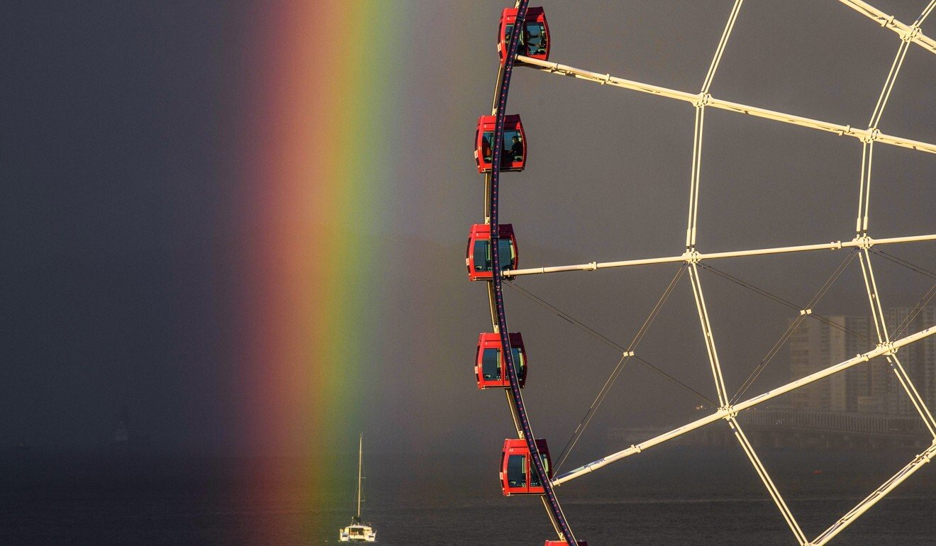 Hong Kong’s rainbow connection: expect to see more bursts of colour as unusual weather remains over city