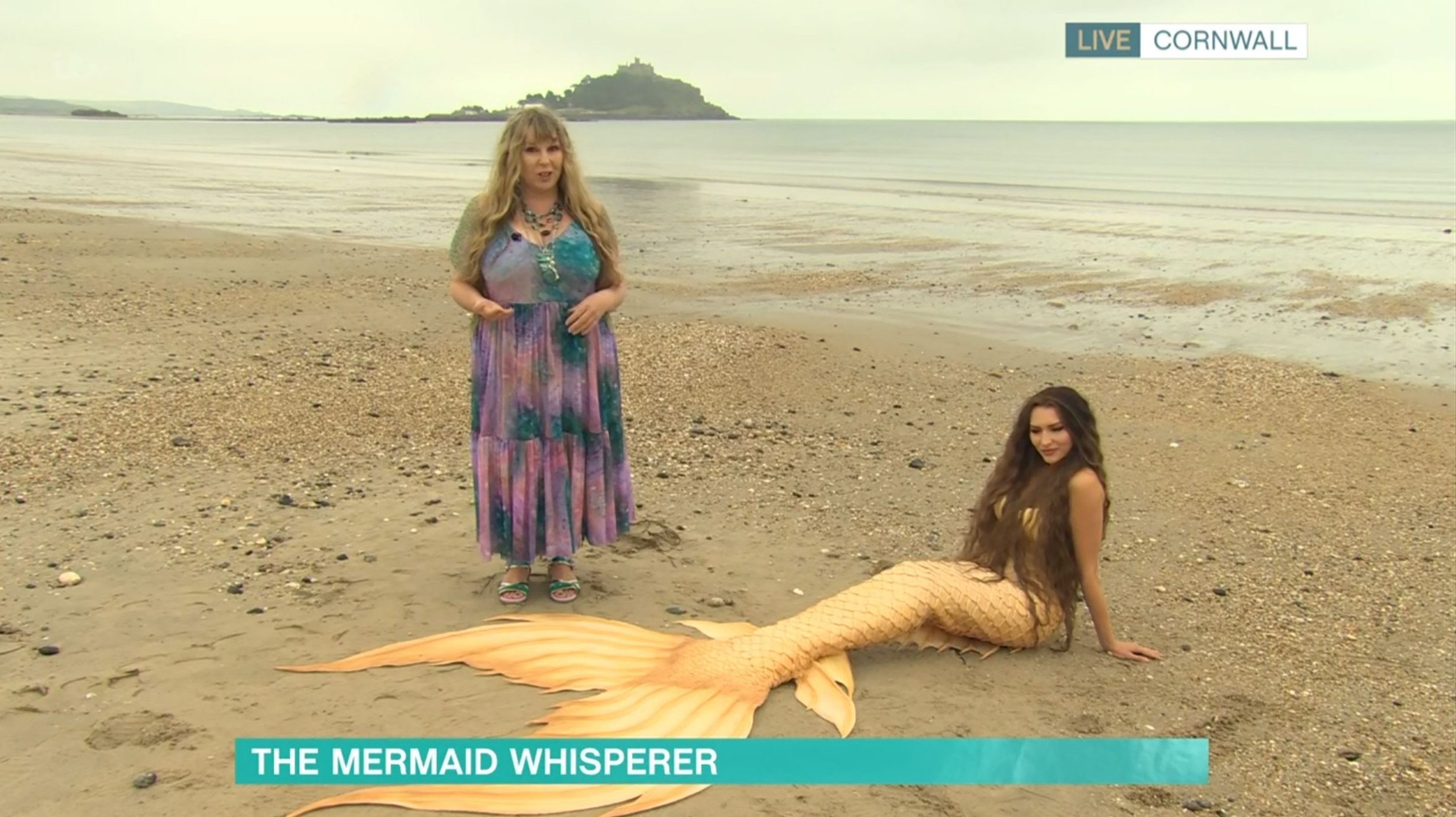 Mermaid Whisperer guides This Morning’s Holly and Phil through meditation as lockdown TV reaches peak WTF