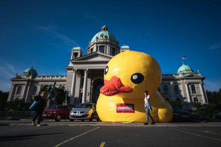 Serbia heads to elections undermined by boycott, virus