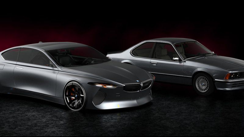 Designer's modern E24 BMW 6 Series is a sleek reinterpretation of a classic