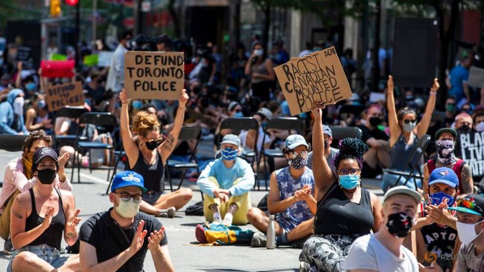 Thousands of Americans demand racial justice at Juneteenth observances