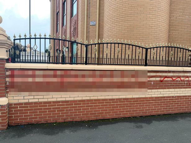 Mosques vandalised with racist KKK graffiti as Muslims fear to walk the street